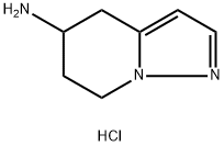 4,5,6,7-TETRAHYDROPYRAZOLO[1,5-A]PYRIDIN-5-AMINE DIHYDROCHLORIDE 结构式