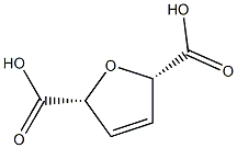 2,5-Furandicarboxylic acid, 2,5-dihydro-, cis- 结构式
