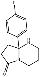 8a-(4-fluorophenyl)-octahydropyrrolo[1,2-a]pyrimidin-6-one 结构式