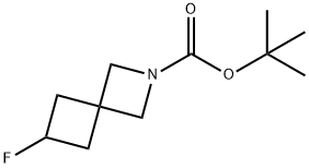 tert-butyl 6-fluoro-2-azaspiro[3.3]heptane-2-carboxylate 结构式