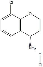 (S)-8-CHLOROCHROMAN-4-AMINE HYDROCHLORIDE 结构式