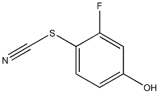 Thiocyanic acid, 2-fluoro-4-hydroxyphenyl ester 结构式
