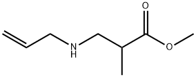 methyl 2-methyl-3-[(prop-2-en-1-yl)amino]propanoate 结构式