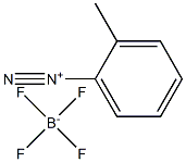 Benzenediazonium, 2-methyl-, tetrafluoroborate(1-) 结构式