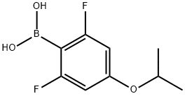 (2,6-二氟-4-异丙氧基苯基)硼酸 结构式