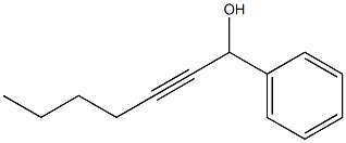 Benzenemethanol, a-1-hexynyl- 结构式