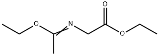 ethyl 2-(1-ethoxyethylideneamino)acetate 结构式