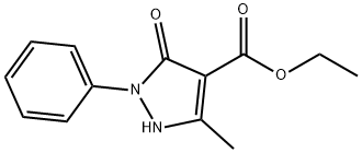 5-羟基-3-甲基-1-苯基-1H-吡唑-4-羧酸乙酯 结构式