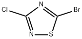 5-溴-3-氯-1,2,4-噻二唑 结构式