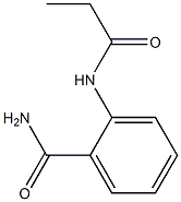 2-(propanoylamino)benzamide 结构式