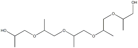 3,6,9,12-Tetraoxapentadecane-1,14-diol,2,5,8,11-tetramethyl- 结构式