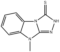 7-甲基-2,4,5,7-四氮杂三环[6.4.0.0,2,6]十二烷-1(12),3,5,8,10-戊烯-3-硫醇 结构式