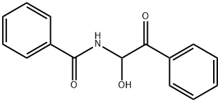 N-(1-HYDROXY-2-OXO-2-PHENYLETHYL)BENZAMIDE 结构式