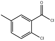 2-氯-5-甲基苯甲酰氯 结构式