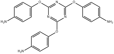 2,4,6-三(4-氨基苯氧基)-1,3,5-三嗪 结构式