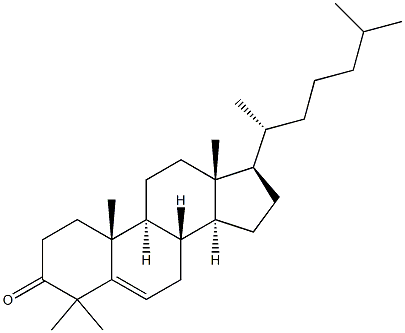 Cholest-5-en-3-one,4,4-dimethyl- 结构式