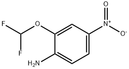 2-(二氟甲氧基)-4-硝基苯胺 结构式