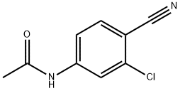乙酰胺,N-(3-氯-4-氰基苯基)- 结构式