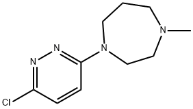 1-(6-chloropyridazin-3-yl)-4-methyl-1,4-diazepane 结构式