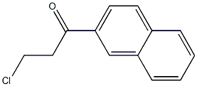 1-Propanone, 3-chloro-1-(2-naphthalenyl)- 结构式