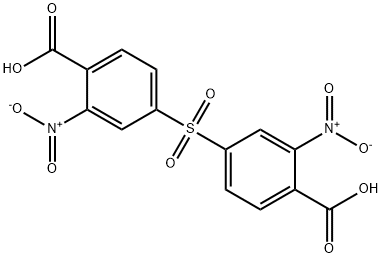3,3'-硝基-4,4'-二羧基二苯砜 结构式