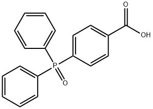 Benzoic acid, 4-(diphenylphosphinyl)- 结构式