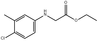 Glycine,N-(4-chloro-m-tolyl)-, ethyl ester (7CI,8CI) 结构式