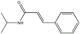 2-Propenamide,N-(1-methylethyl)-3-phenyl- 结构式