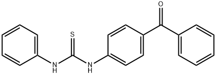 1-(4-benzoylphenyl)-3-phenylthiourea 结构式