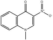 1-甲基-3-硝基喹啉-4(1H)-酮 结构式