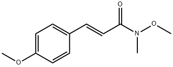 (2E)-N-methoxy-3-(4-methoxyphenyl)-N-methylprop-2-enamide 结构式