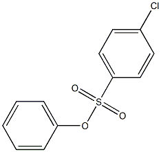Benzenesulfonic acid,4-chloro-, phenyl ester 结构式