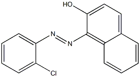2-Naphthalenol,1-[2-(2-chlorophenyl)diazenyl]- 结构式