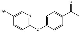 1-[4-(5-Amino-pyridin-2-yloxy)-phenyl]-ethanone 结构式