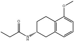 N - [(2R)-1,2,3,4-四氢-5-甲氧基-2-萘基]丙酰胺 结构式