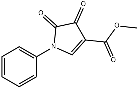 4,5-Dioxo-1-phenyl-4,5-dihydro-1H-pyrrole-3-carboxylic acid methyl ester 结构式