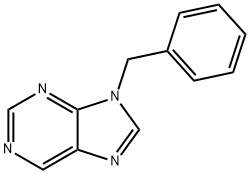 9H-Purine,9-(phenylmethyl)- 结构式
