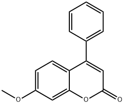 2H-1-Benzopyran-2-one, 7-methoxy-4-phenyl- 结构式