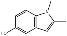 1,2-二甲基-1H-吲哚-5-醇 结构式