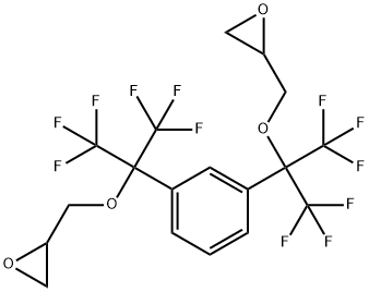 1,3-双[1-(2,3-环氧丙氧)-1-三氟甲基-2,2,2-三氟乙基]苯 结构式