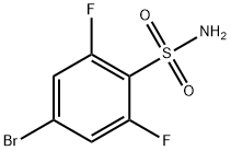 4-Bromo-2,6-difluorobenzene sulfonamide 结构式