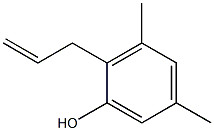 Phenol,3,5-dimethyl-2-(2-propen-1-yl)- 结构式