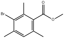 3-溴-2,4,6-三甲基苯甲酸甲酯 结构式