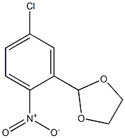 2-(5-氯-2-硝基苯基)-1,3-二氧戊环 结构式