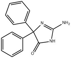 2-Amino-5,5-diphenyl-3,5-dihydro-imidazol-4-one 结构式