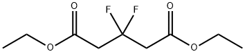 Diethyl 3,3-difluoropentanedioate 结构式