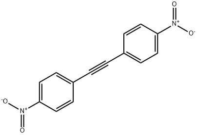 1,2-双(4-硝基苯基)乙炔 结构式