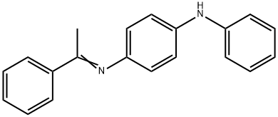1,4-Benzenediamine, N-phenyl-N'-(1-phenylethylidene)- 结构式