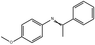 4-甲氧基-N-(1-苯基亚乙基)苯胺 结构式