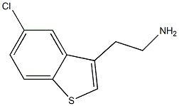 2-(5-氯苯并[B]噻吩-3-基)乙胺 结构式